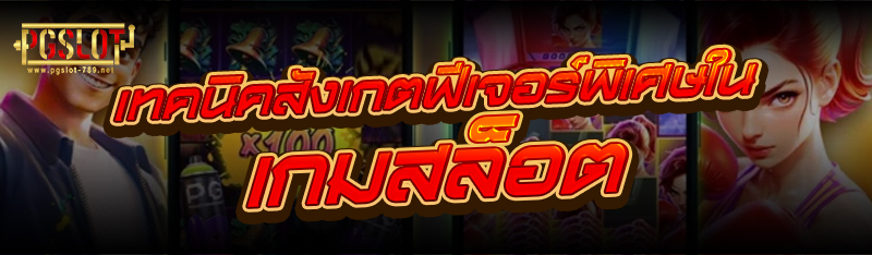 เทคนิคสังเกตฟีเจอร์พิเศษใน เกมสล็อต